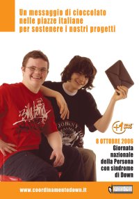 Manifesto per la Giornata Nazionale della Persona con sindrome di Down dell'8 ottobre 2006