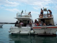 Le barche messe a disposizione dalla Lega Le barche messe a disposizione dalla Lega